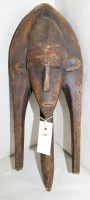 Lot 773 - A West African Bamana Merekun Janus puppet,...