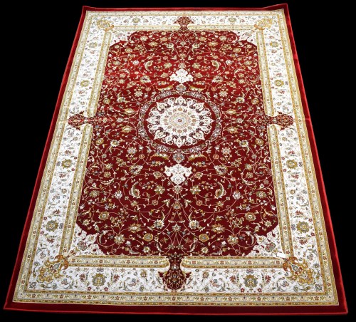 Lot 809 - A woven 'Bamboo Silk' rug, the central...