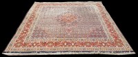 Lot 826 - A Moud carpet, the central medallion and field...