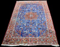 Lot 855 - An Isfahan carpet, the central medallion on...