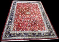 Lot 856 - A Bidjar carpet, with floral scrolling design...