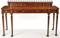 Lot 922 - A fine quality reproduction mahogany serving...