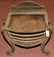 Lot 930 - A 20th Century Adams style cast iron fire...