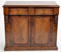 Lot 939 - A Victorian mahogany chiffonier (converted...