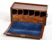 Lot 942 - An early 20th Century mahogany travelling...