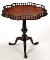 Lot 968 - A George III style tip-up-top occasional table,...