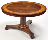 Lot 978 - An early 19th Century rosewood tip-up-top...