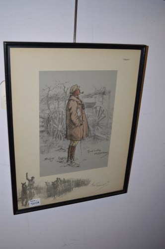 Lot 505 - A lithograph, by Charles Johnson Payne...