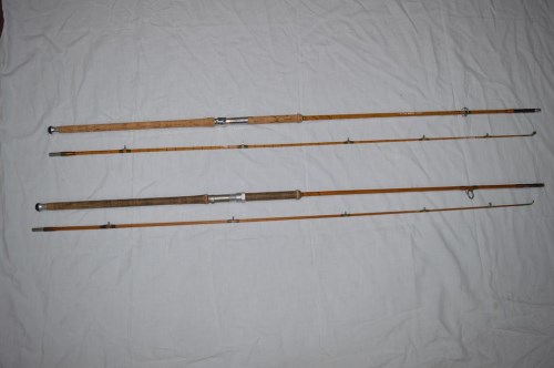 Lot 8 - Two Hardy L.R.H. Spinning rods: one in mint...