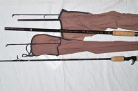 Lot 18 - Two Abu rods: 7ft., ''Black Max'' spinning rod...