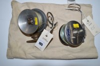 Lot 105 - A Malloch's Patent sidecast reel; together...