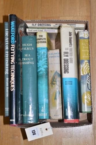 Lot 124 - A collection of nine books various fishing and...