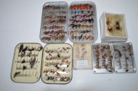 Lot 147 - A collection of fly boxes and contents...
