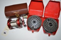 Lot 155 - An Ambasadeur 6000 reel in leather case with...