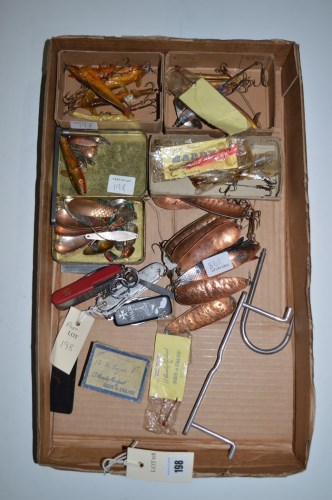 Lot 198 - A large collection various: fishing lures...