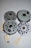 Lot 202 - Two ''Beaulite'' 4 1/2in. salmon fly fishing...