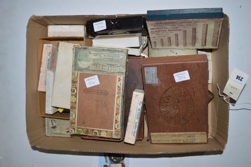 Lot 214 - A collection of fishing tackle, comprising:...