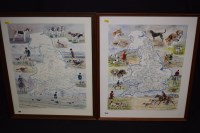Lot 344 - After Rosemary H*** Coates - maps of the...