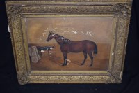 Lot 363 - **** Pepper - a bay horse in a stable,...