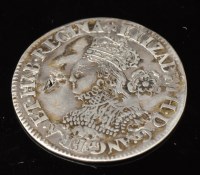 Lot 14 - An Elizabeth I milled sixpence, 1561, m.m....