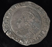 Lot 39 - An Elizabeth I sixpence, 1579, m.m. Greek...