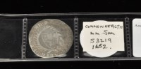 Lot 76 - A Commonwealth sixpence, 1652, m.m. Sun, S3219.