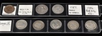 Lot 83 - George III sixpences, 1787, examples with and...
