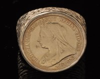 Lot 94 - A Queen Victoria gold half sovereign, 1894, in...