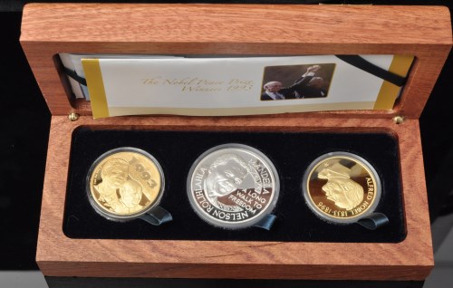 Lot 107 - A limited edition Nobel Prize Winners 1993,...