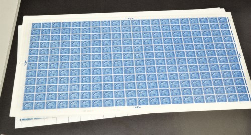 Lot 193 - GB regional issues, Guernsey, 4d. blue sheets...