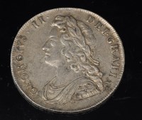 Lot 335 - A George II half crown, 1739, DVODECIMO, with...