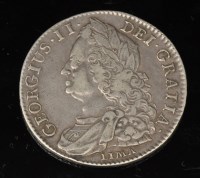 Lot 336 - A George VII half crown, 1745, D.NONO, S3695A.