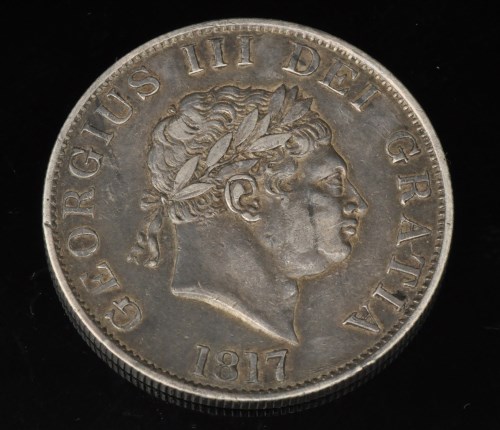 Lot 341 - A George III half crown, 1817, S3789.