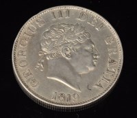 Lot 343 - A George III half crown, 1819, S3789.