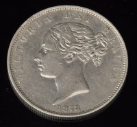 Lot 358 - A Queen Victoria half crown, 1878, type A5,...