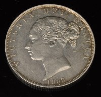 Lot 361 - A Queen Victoria half crown, 1883, type A5,...