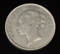 Lot 365 - A Queen Victoria half crown, 1887, type A5,...