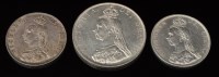 Lot 382 - A Queen Victoria double florin (four...