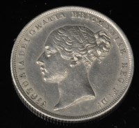 Lot 399 - A Queen Victorian shilling 1838, type A1 first...