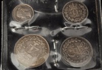 Lot 431 - Queen Victoria Maundy set, four pence, two...