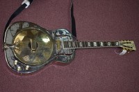 Lot 1527 - A Dean resonator thin body acoustic electric...