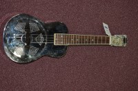Lot 1529 - A Recording King resonator 4-string mandolin,...