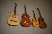 Lot 1544 - four acoustic guitars, makers to include:...