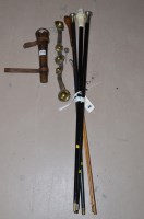 Lot 886 - 19th Century and later walking canes, to...