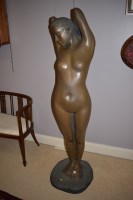 Lot 932 - A life-size nude statue of 'Delightful Debbie',...