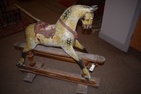 Lot 947 - An early 20th Century rocking horse, possibly...