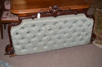 Lot 1139 - A Victorian carved mahogany double bed...