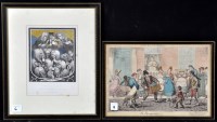 Lot 6 - George Cruikshank - ''Les Savoyards'', etching...