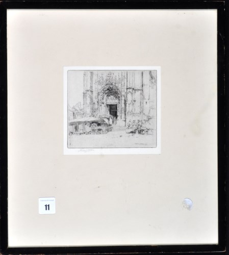 Lot 11 - Charles J*** Watson - ''Stall holders at the...