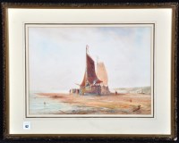 Lot 62 - William Baker - Dutch sailing barges on the...